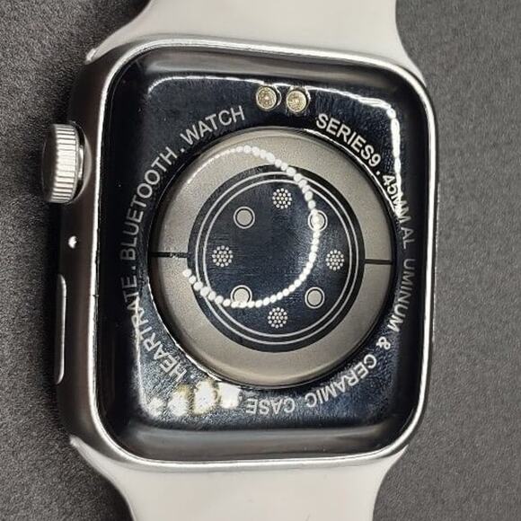 White Smartwatch Earbuds Set Fitness Sport Heart Rate Apple Android & iOS READ* - Picture 10 of 13